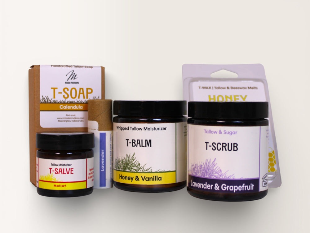 Essentials Provisions Set by Massie Provisions featuring various essential kitchen tools and storage items.